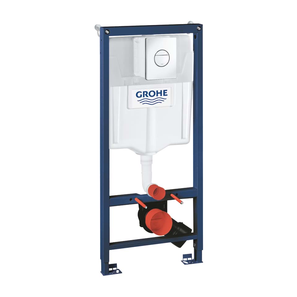 Picture of GROHE Solido 3-in-1 set for WC, 1.13 m height #38832000 - chrome