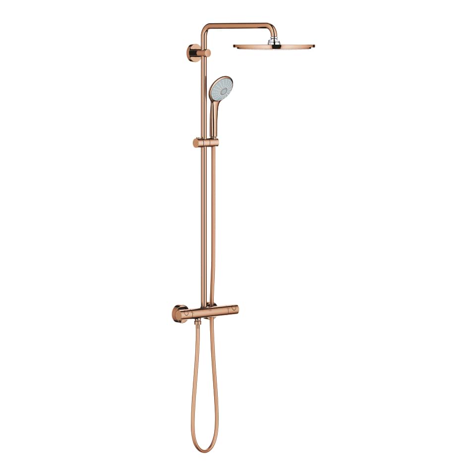 GROHE Euphoria System 310 Duschsystem mit Thermostatbatterie für die Wandmontage #26075DA0 - warm sunset