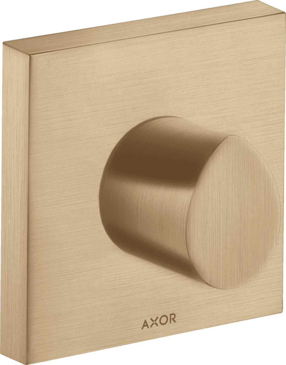 HANSGROHE AXOR Starck Organic Absperrventil 120/120 Unterputz #12771140 - Brushed Bronze
