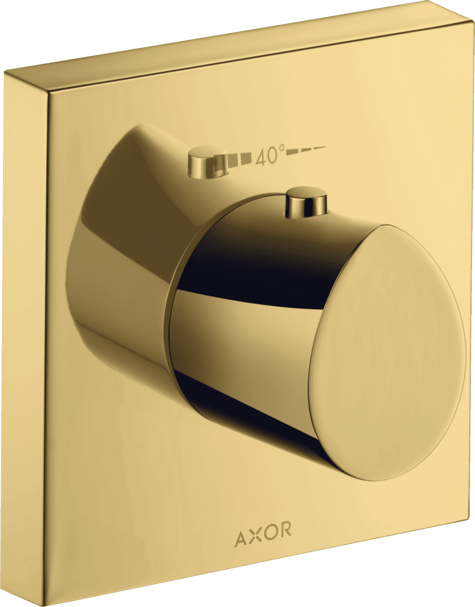 HANSGROHE AXOR Starck Organic Thermostat HighFlow 120/120 Unterputz #12712990 - Polished Gold Optic