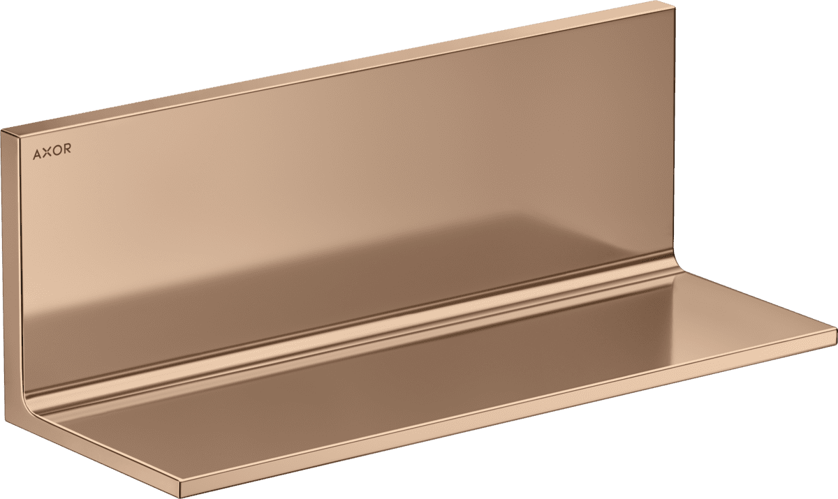 HANSGROHE AXOR Universal Rectangular Ablage 300 #42644300 - Polished Red Gold