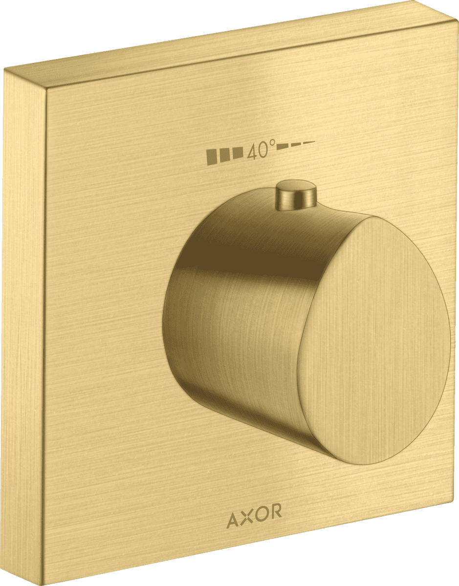 HANSGROHE AXOR Starck Organic Thermostat HighFlow 120/120 Unterputz #12712950 - Brushed Brass