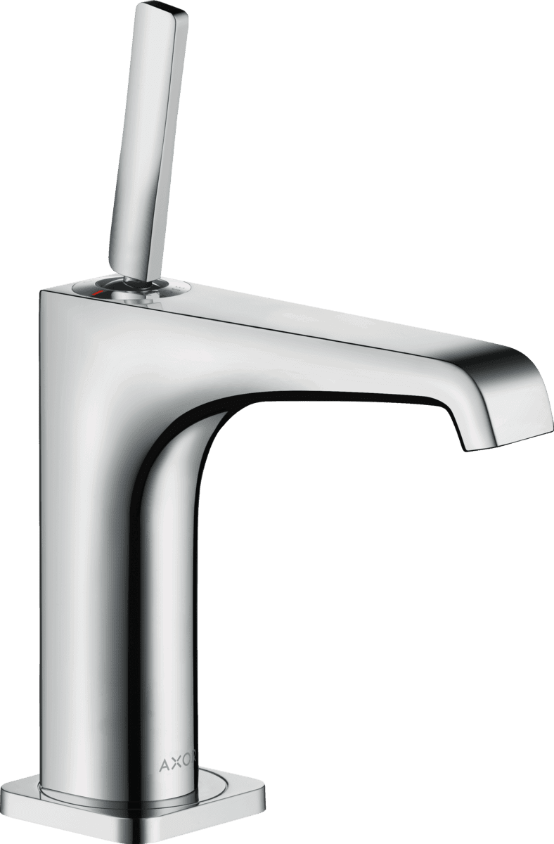 Зображення з  HANSGROHE AXOR Citterio E Single lever basin mixer 130 with pin handle and waste set #36101800 - Stainless Steel Optic