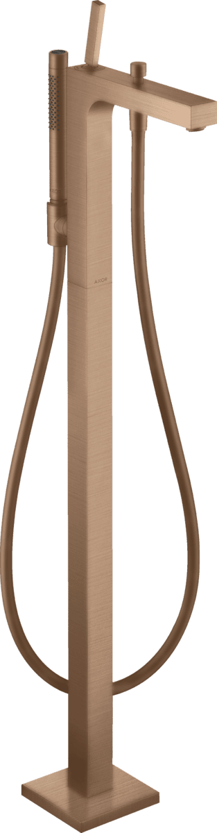 HANSGROHE AXOR Citterio Einhebel-Wannenmischer bodenstehend mit Pingriff #39451310 - Brushed Red Gold