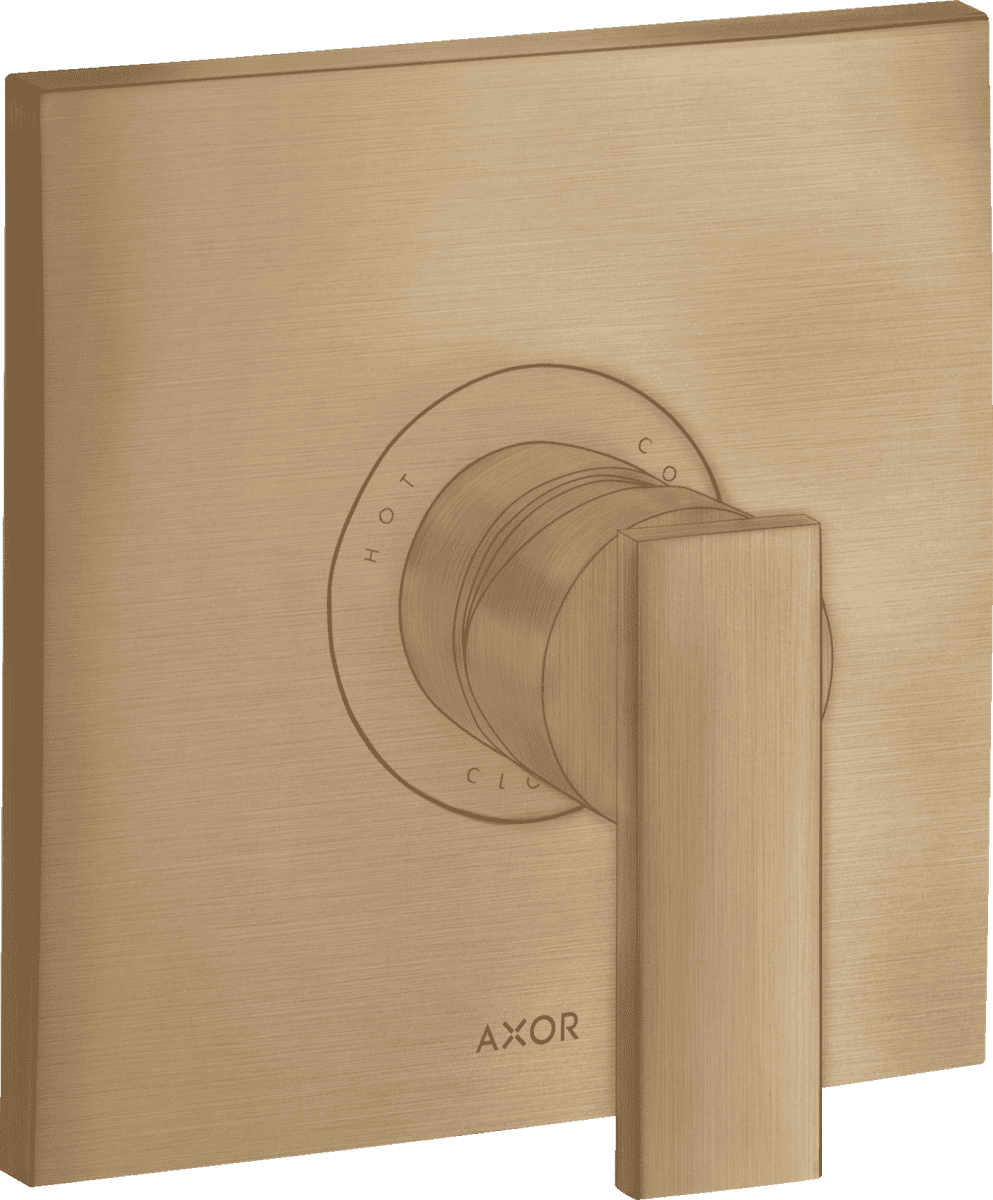 HANSGROHE AXOR Citterio Einhebel-Brausemischer Unterputz mit Hebelgriff #39655140 - Brushed Bronze