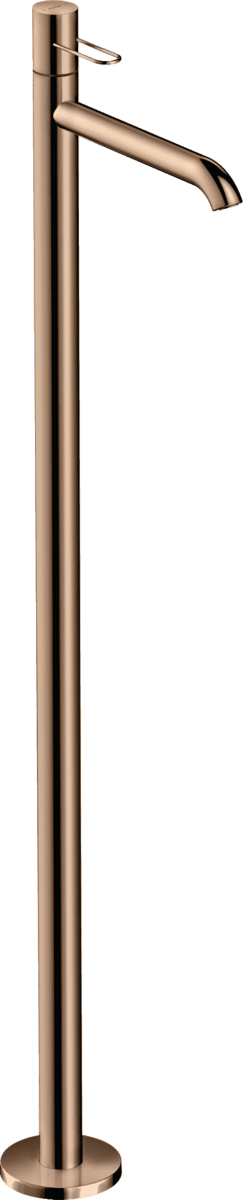 HANSGROHE AXOR Uno Einhebel-Waschtischmischer bodenstehend mit Bügelgriff ohne Ablaufgarnitur #38037300 - Polished Red Gold