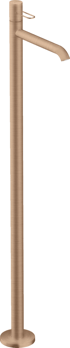 HANSGROHE AXOR Uno Einhebel-Waschtischmischer bodenstehend mit Bügelgriff ohne Ablaufgarnitur #38037310 - Brushed Red Gold
