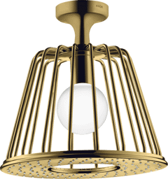 Bild von HANSGROHE AXOR LampShower/Nendo LampShower 275 1jet mit Deckenanschluss #26032990 - Polished Gold Optic