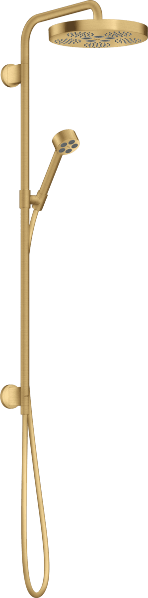 HANSGROHE AXOR One Showerpipe 280 1jet Unterputz #48790250 - Brushed Gold Optic