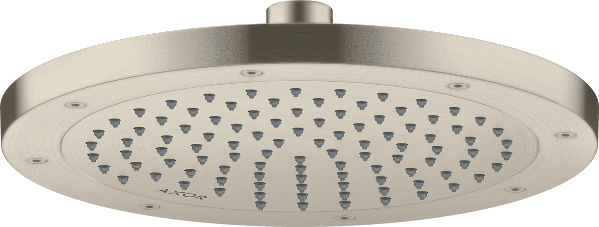 HANSGROHE AXOR ShowerSolutions Kopfbrause 245 1jet EcoSmart #35381820 - Brushed Nickel