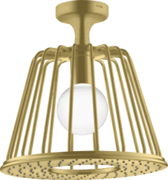 Bild von HANSGROHE AXOR LampShower/Nendo LampShower 275 1jet mit Deckenanschluss #26032950 - Brushed Brass