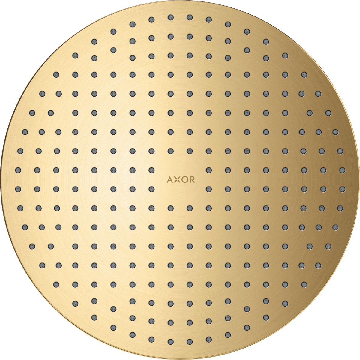 HANSGROHE AXOR ShowerSolutions Kopfbrause 300 2jet Deckenintegriert #35305250 - Brushed Gold Optic