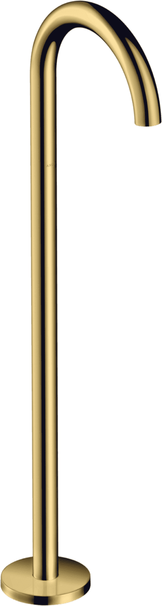 HANSGROHE AXOR Uno Wanneneinlauf gebogen bodenstehend #38412990 - Polished Gold Optic