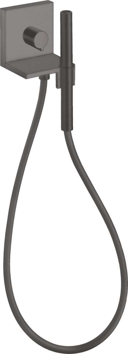 HANSGROHE AXOR ShowerSolutions Handbrausemodul 120/120 Unterputz eckig #10651340 - Brushed Black Chrome