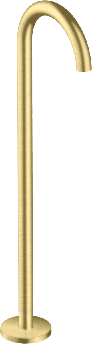 HANSGROHE AXOR Uno Wanneneinlauf gebogen bodenstehend #38412950 - Brushed Brass