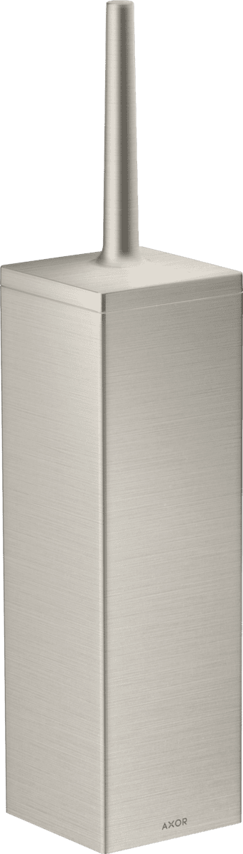 HANSGROHE AXOR Universal Rectangular Toilettenbürstenhalter Wandmontage #42655800 - Edelstahl Optic