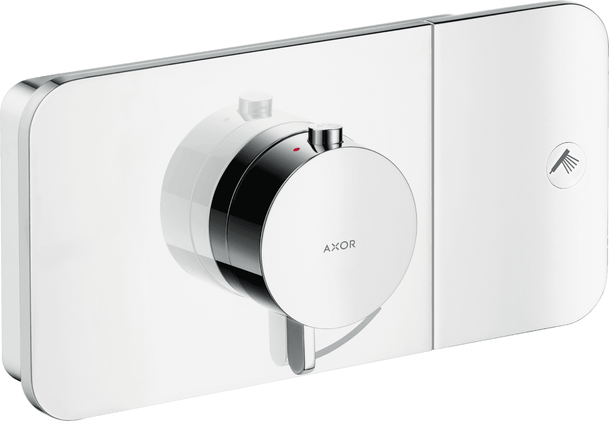 HANSGROHE AXOR One Thermostatic module for concealed installation for 1 function #45711800 - Stainless Steel Optic resmi