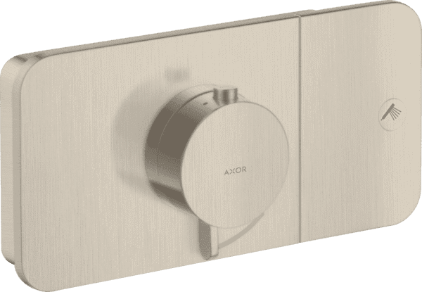 Bild von HANSGROHE AXOR One Thermostatmodul Unterputz für 1 Verbraucher #45711820 - Brushed Nickel