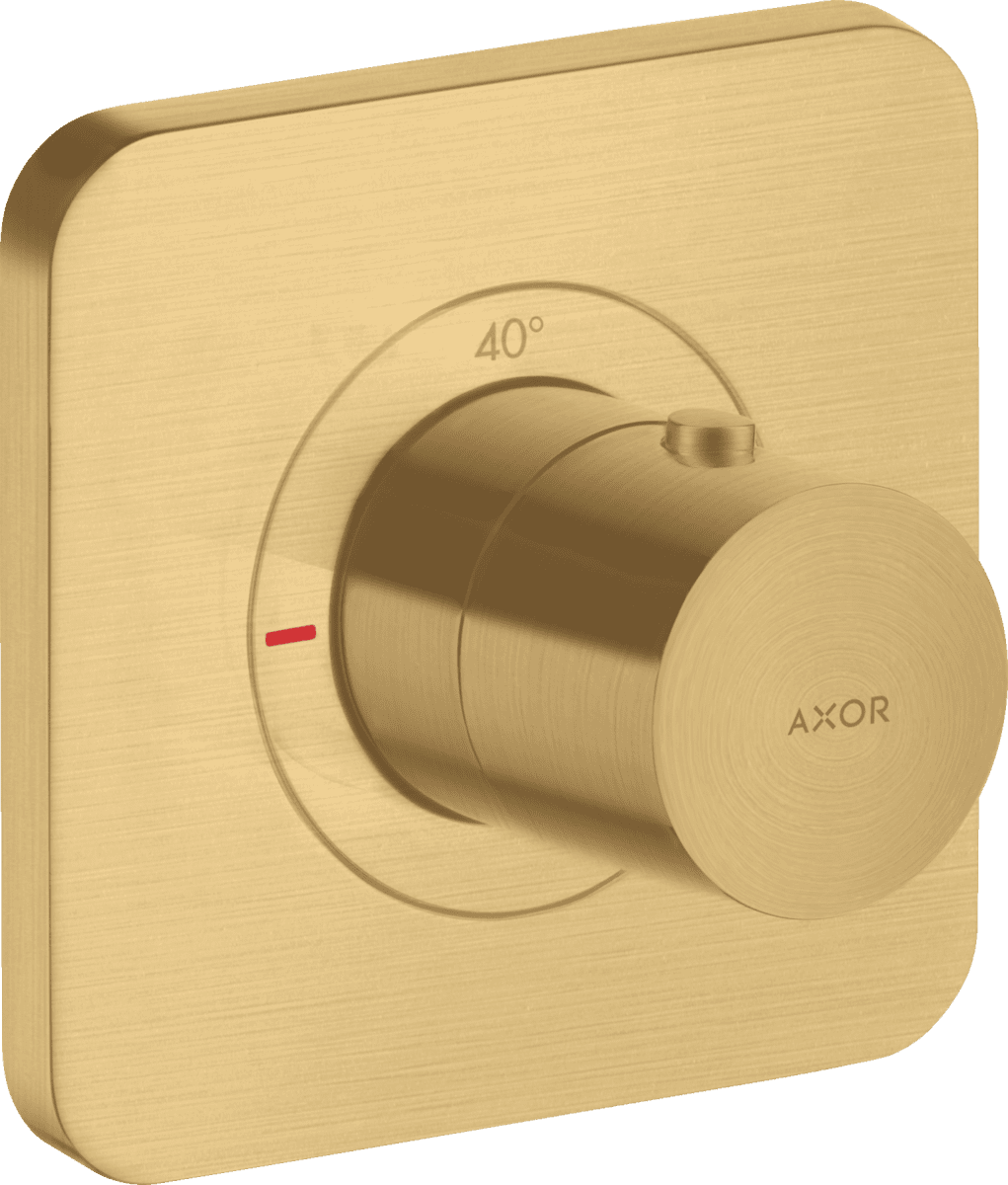 HANSGROHE AXOR Citterio E Thermostat 120/120 Unterputz #36702250 - Brushed Gold Optic