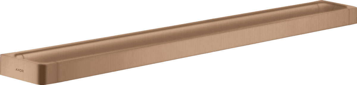 Зображення з  HANSGROHE AXOR Universal Softsquare Rail bath towel holder 800 mm #42833310 - Brushed Red Gold