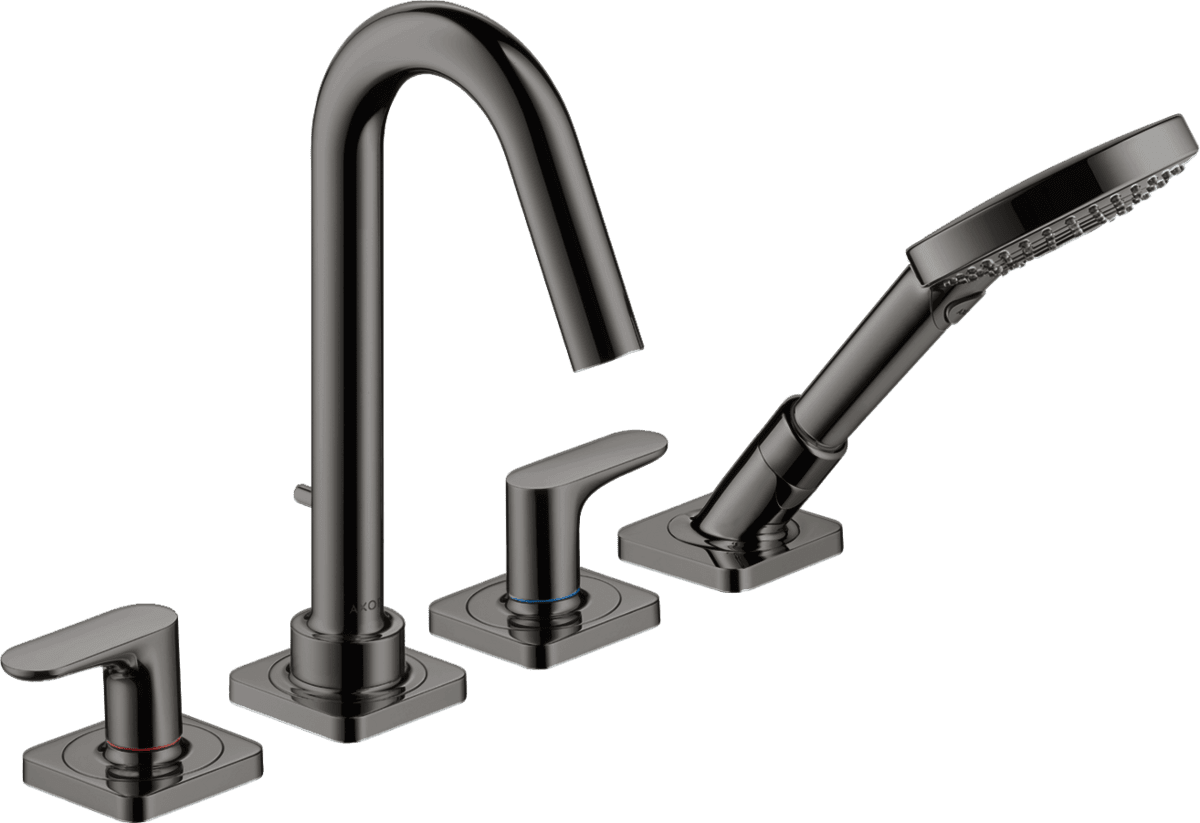 HANSGROHE AXOR Citterio M 4-Loch Wannenrandarmatur mit Hebelgriffen und Rosetten #34444330