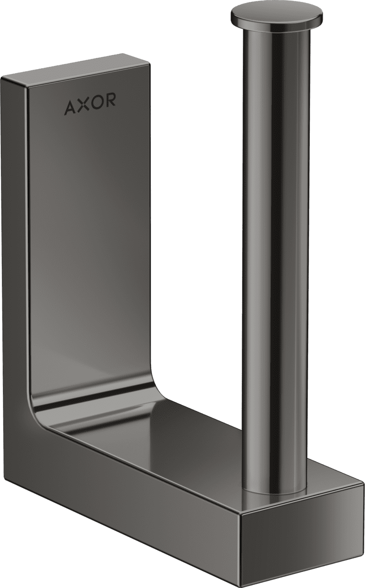 HANSGROHE AXOR Universal Rectangular Ersatzpapierrollenhalter #42654330 - Polished Black Chrome