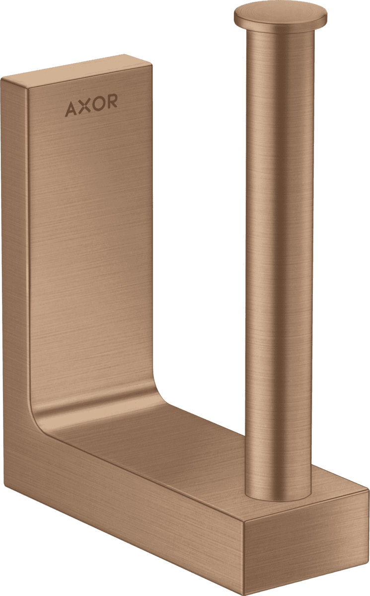 HANSGROHE AXOR Universal Rectangular Ersatzpapierrollenhalter #42654310 - Brushed Red Gold