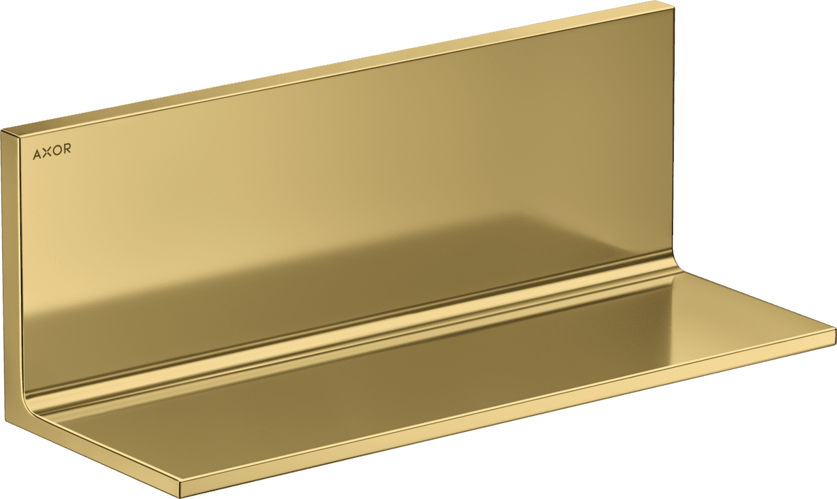 HANSGROHE AXOR Universal Rectangular Ablage 300 #42644990 - Polished Gold Optic