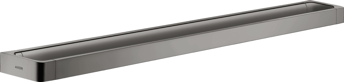 Зображення з  HANSGROHE AXOR Universal Softsquare Rail bath towel holder 800 mm #42833330 - Polished Black Chrome