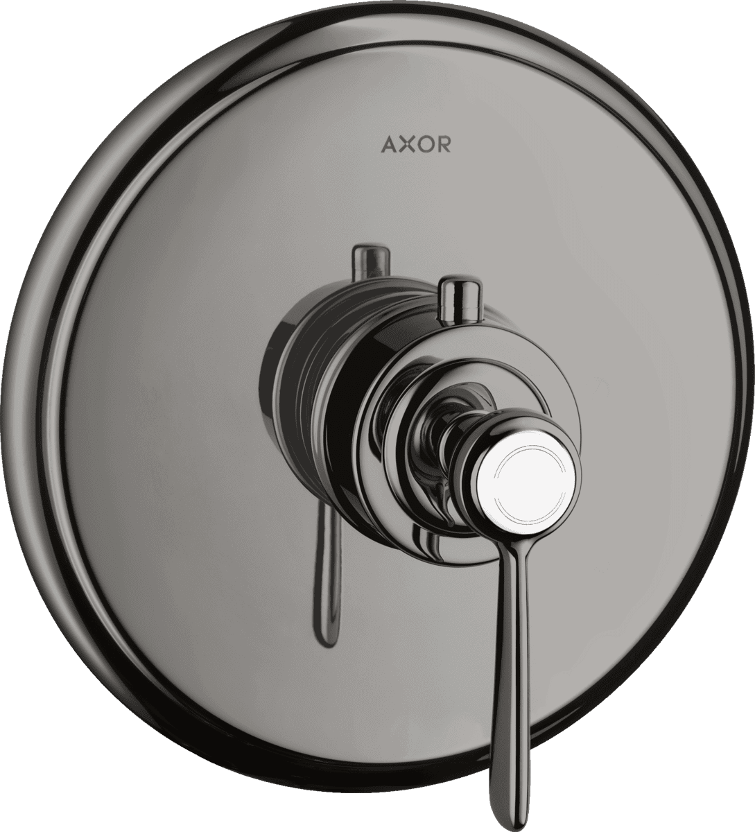 HANSGROHE AXOR Montreux Thermostat Unterputz mit Hebelgriff #16823330 - Polished Black Chrome