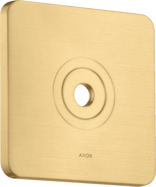 Bild von HANSGROHE AXOR Citterio M Wall plate Softcube Brushed Gold Optic 34612250