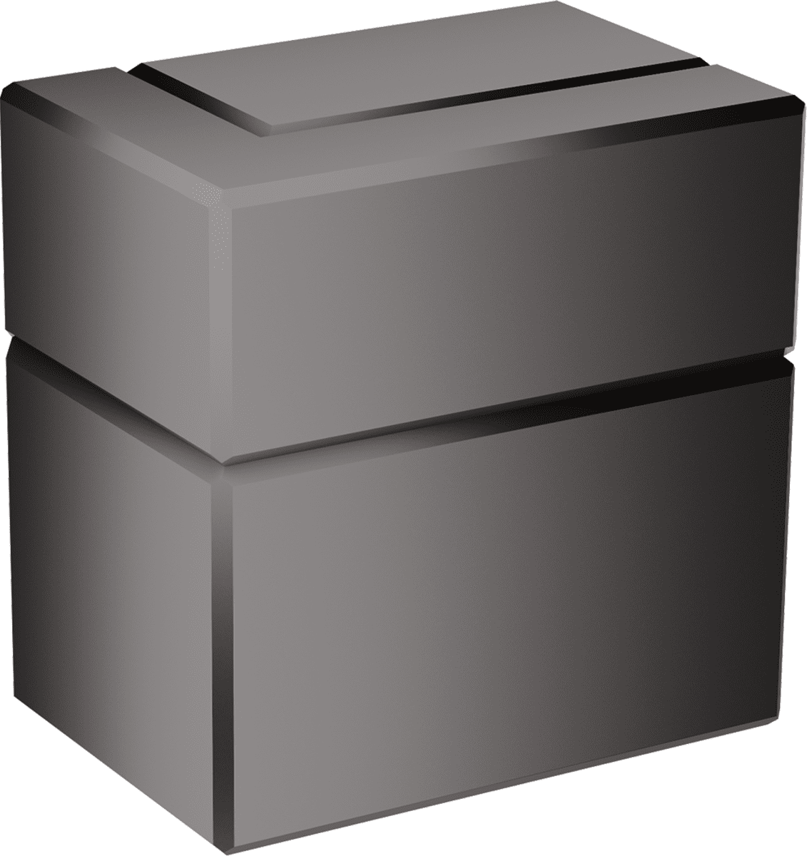 HANSGROHE AXOR Edge Absperrventil Unterputz #46770330 - Polished Black Chrome