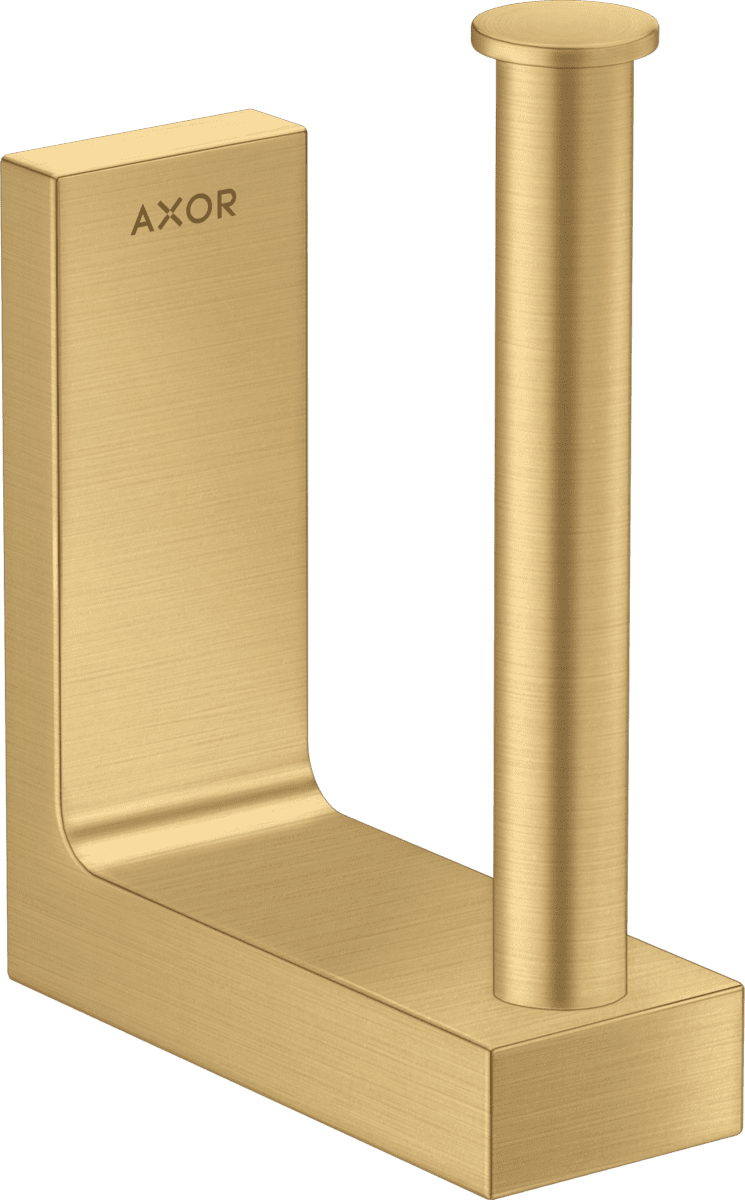 HANSGROHE AXOR Universal Rectangular Yedek tuvalet kağıtlığı #42654250 - Mat Altın Optik resmi