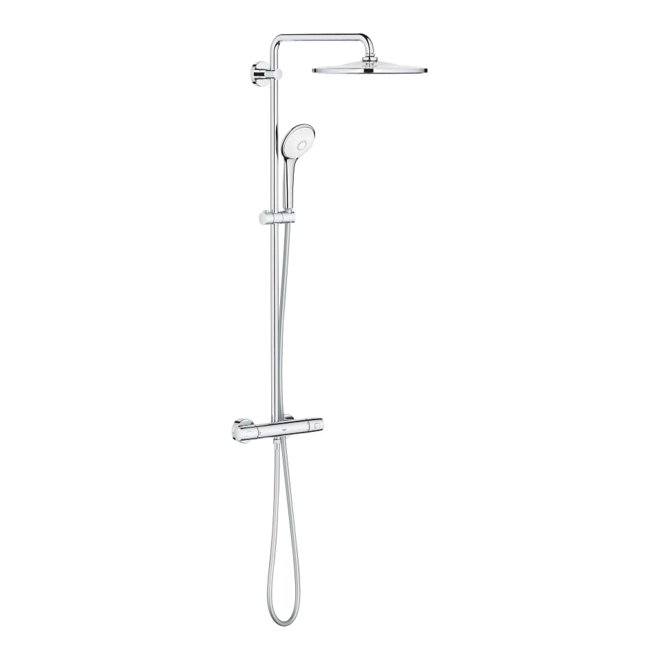 Picture of GROHE Euphoria System 310 Shower system with thermostatic mixer for wall mounting Chrome #26075001