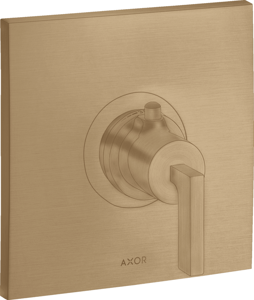 HANSGROHE AXOR Citterio Thermostat HighFlow Unterputz mit Hebelgriff #39711140 - Brushed Bronze