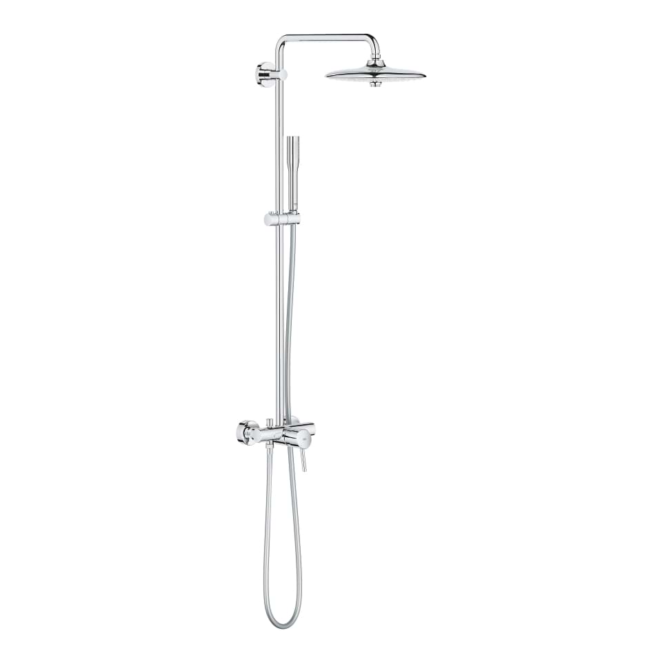 Picture of GROHE Euphoria System 260 shower system with single-lever mixer for wall mounting #23061003 - chrome
