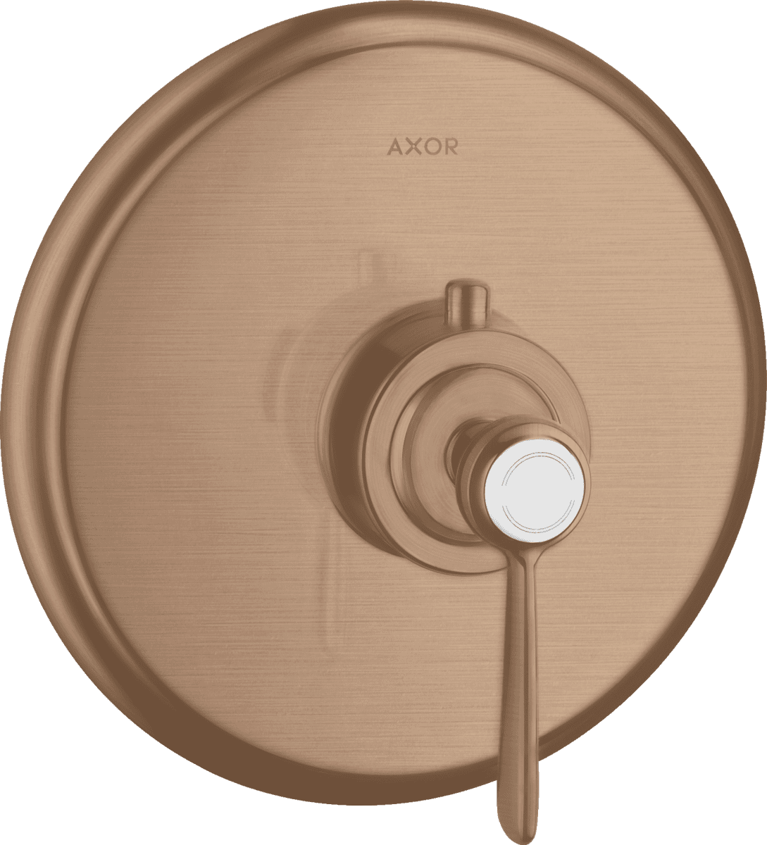 HANSGROHE AXOR Montreux Thermostat Unterputz mit Hebelgriff #16823310 - Brushed Red Gold