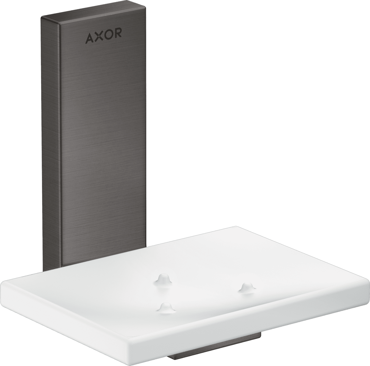 Зображення з  HANSGROHE AXOR Universal Rectangular Soap dish #42605340 - Brushed Black Chrome