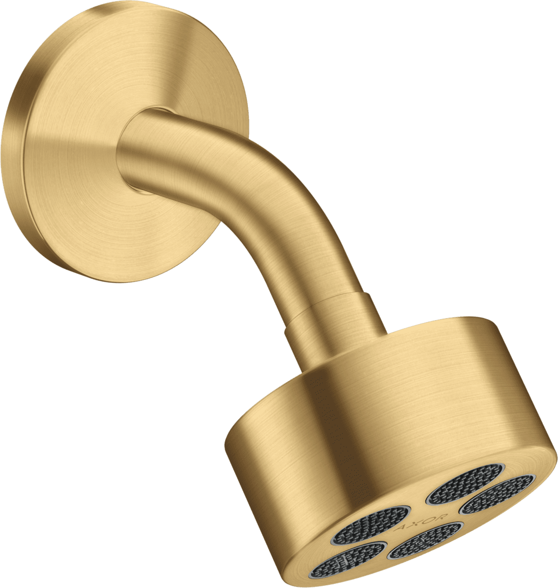 HANSGROHE AXOR One Kopfbrause 75 1jet EcoSmart mit Brausearm #48490250 - Brushed Gold Optic