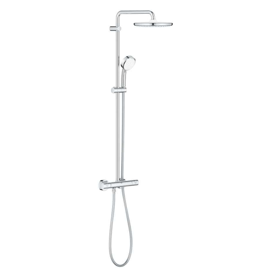 GROHE Tempesta Cosmopolitan System 250 Duschsystem mit Thermostatbatterie für die Wandmontage #26670000 - chrom
