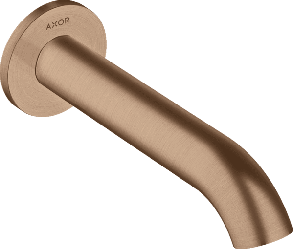 Bild von HANSGROHE AXOR Uno Bath spout curved Brushed Red Gold 38411310