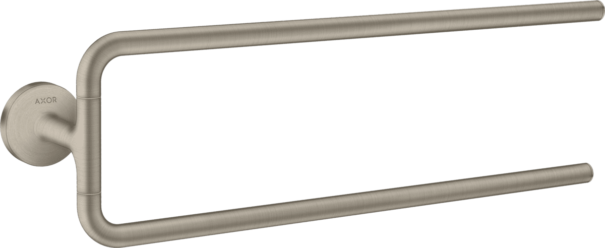 HANSGROHE AXOR Universal Circular Handtuchhalter zweiarmig #42822820 - Brushed Nickel