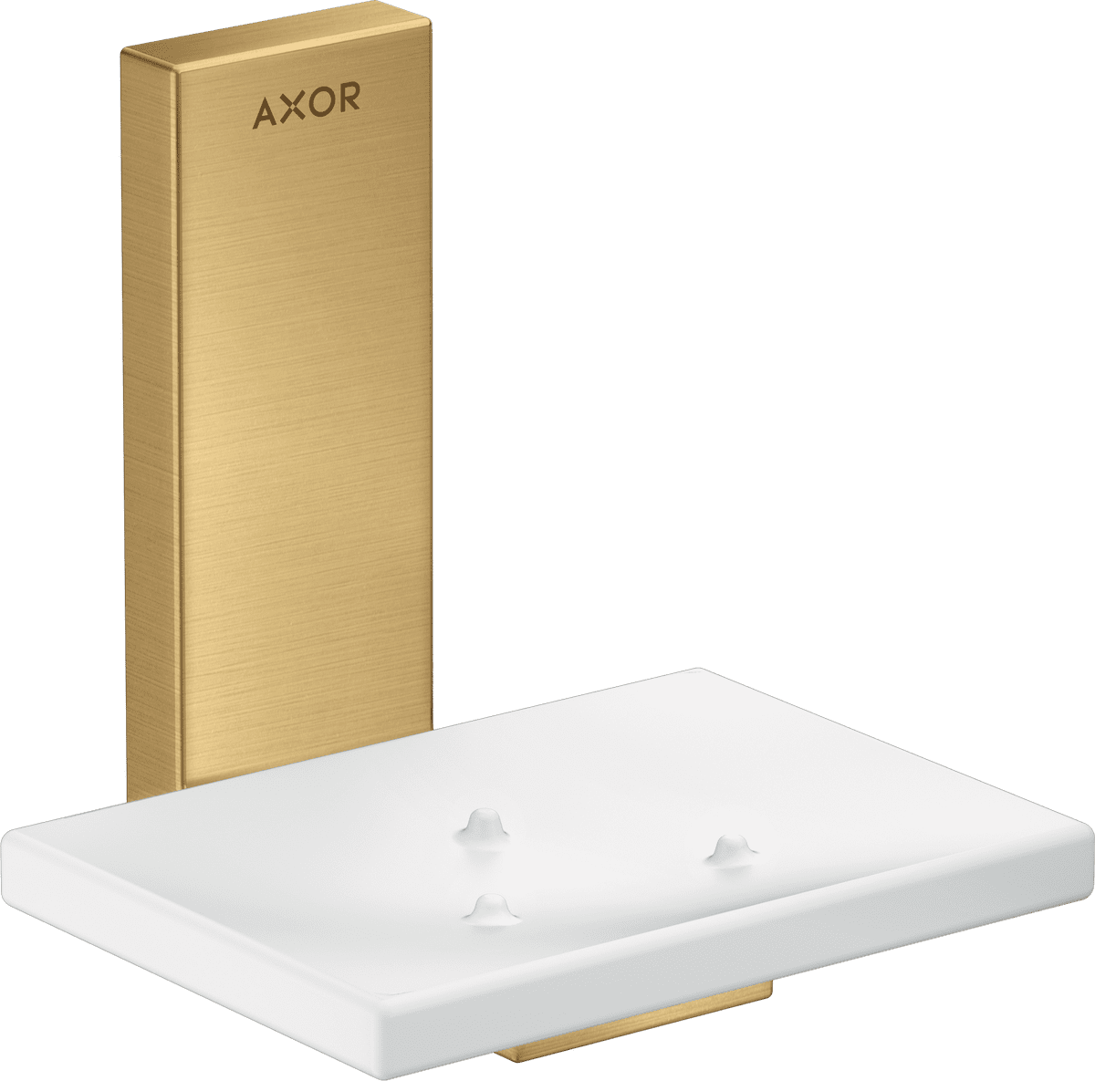 Зображення з  HANSGROHE AXOR Universal Rectangular Soap dish #42605250 - Brushed Gold Optic