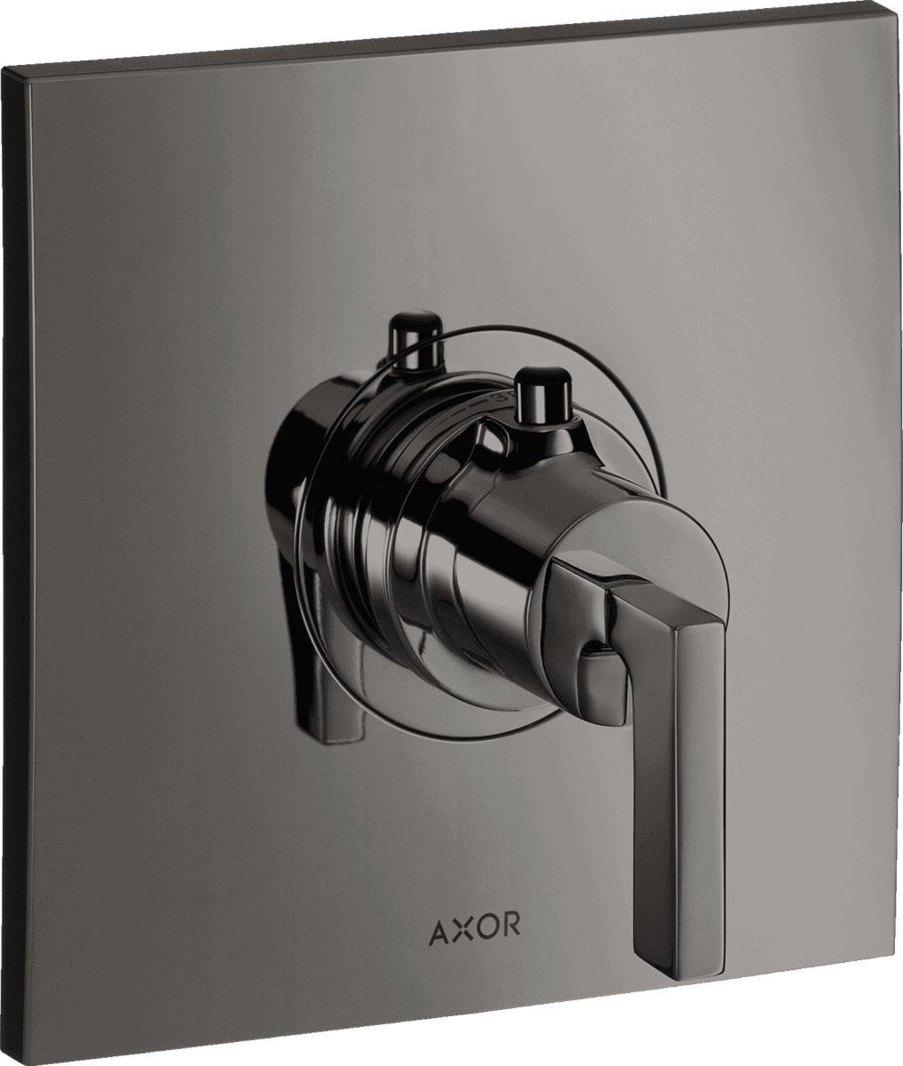 HANSGROHE AXOR Citterio Thermostat HighFlow Unterputz mit Hebelgriff #39711330 - Polished Black Chrome