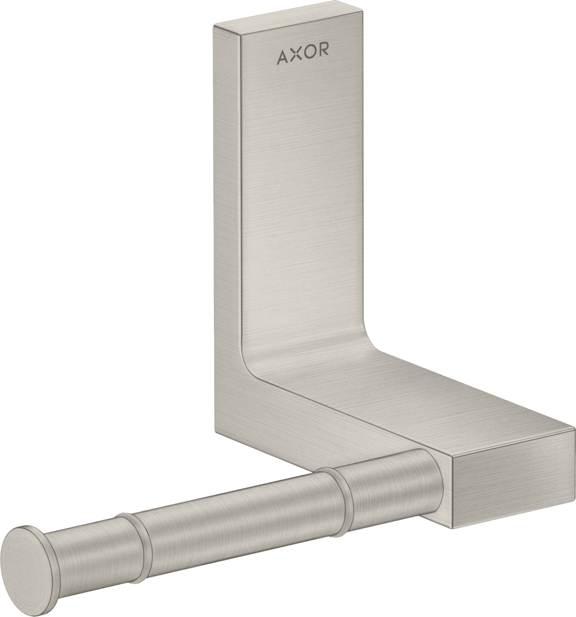 HANSGROHE AXOR Universal Rectangular Toilettenpapierhalter #42656800 - Edelstahl Optic