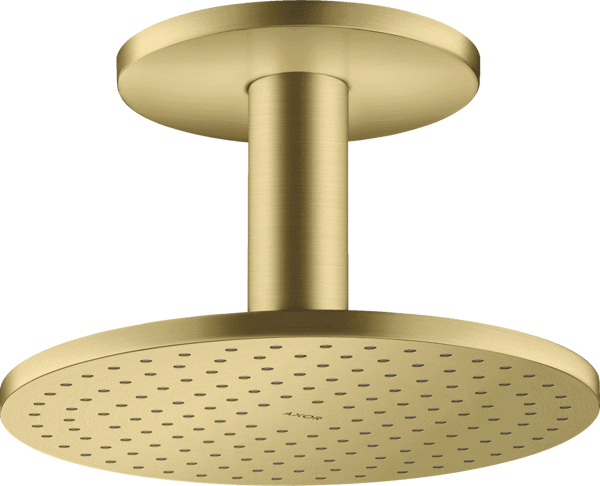 Bild von HANSGROHE AXOR ShowerSolutions Overhead shower 250 1jet with ceiling connection Brushed Brass 35286950
