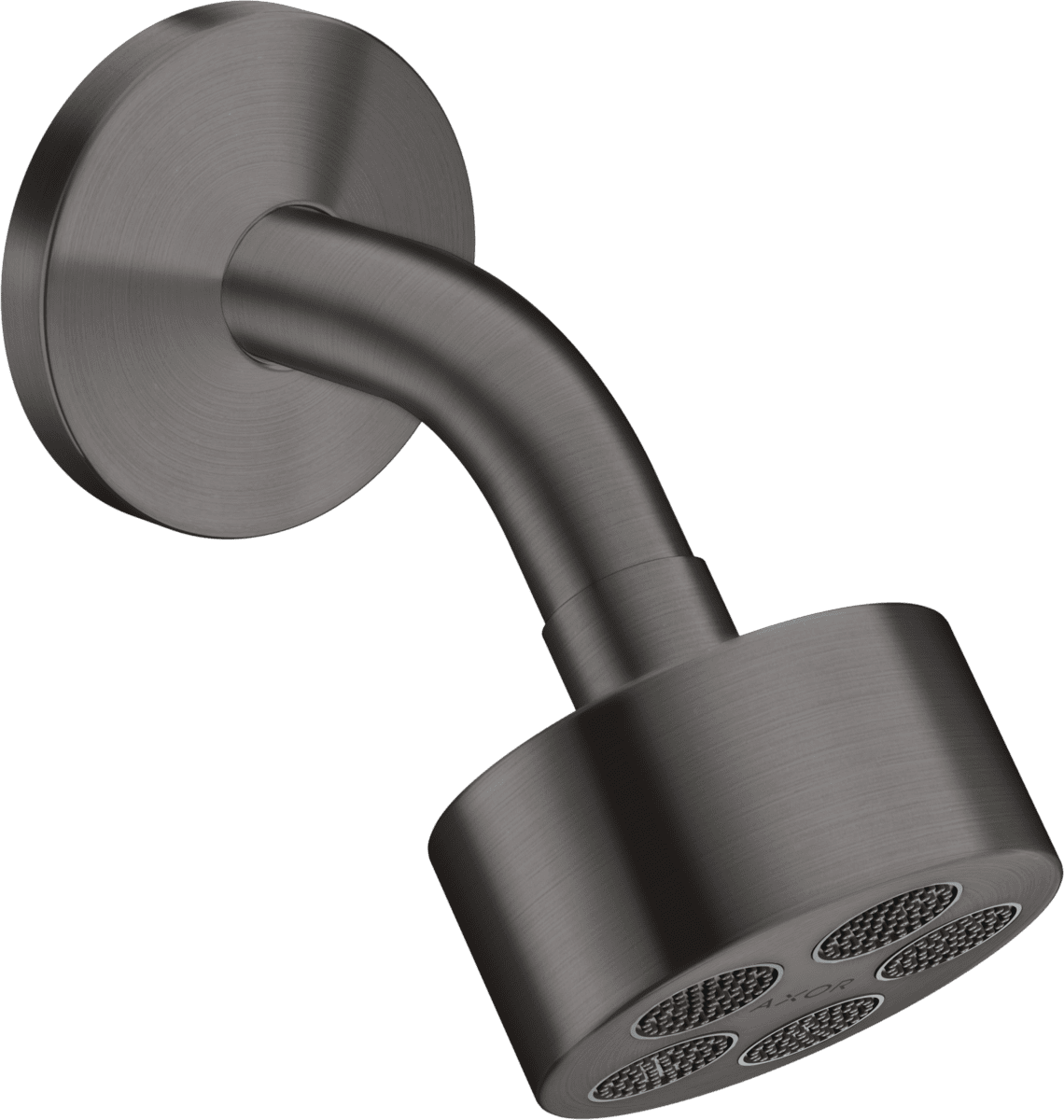 HANSGROHE AXOR One Kopfbrause 75 1jet EcoSmart mit Brausearm #48490340 - Brushed Black Chrome