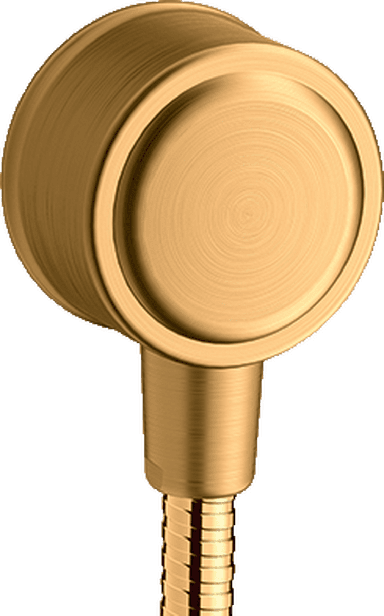 HANSGROHE AXOR Montreux Wandanschluss mit Rückflussverhinderer Brushed Gold Optic #16884250