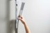 Bild von HANSGROHE Pulsify E Shower set 100 1jet EcoSmart with shower bar 65 cm Chrome 24370000