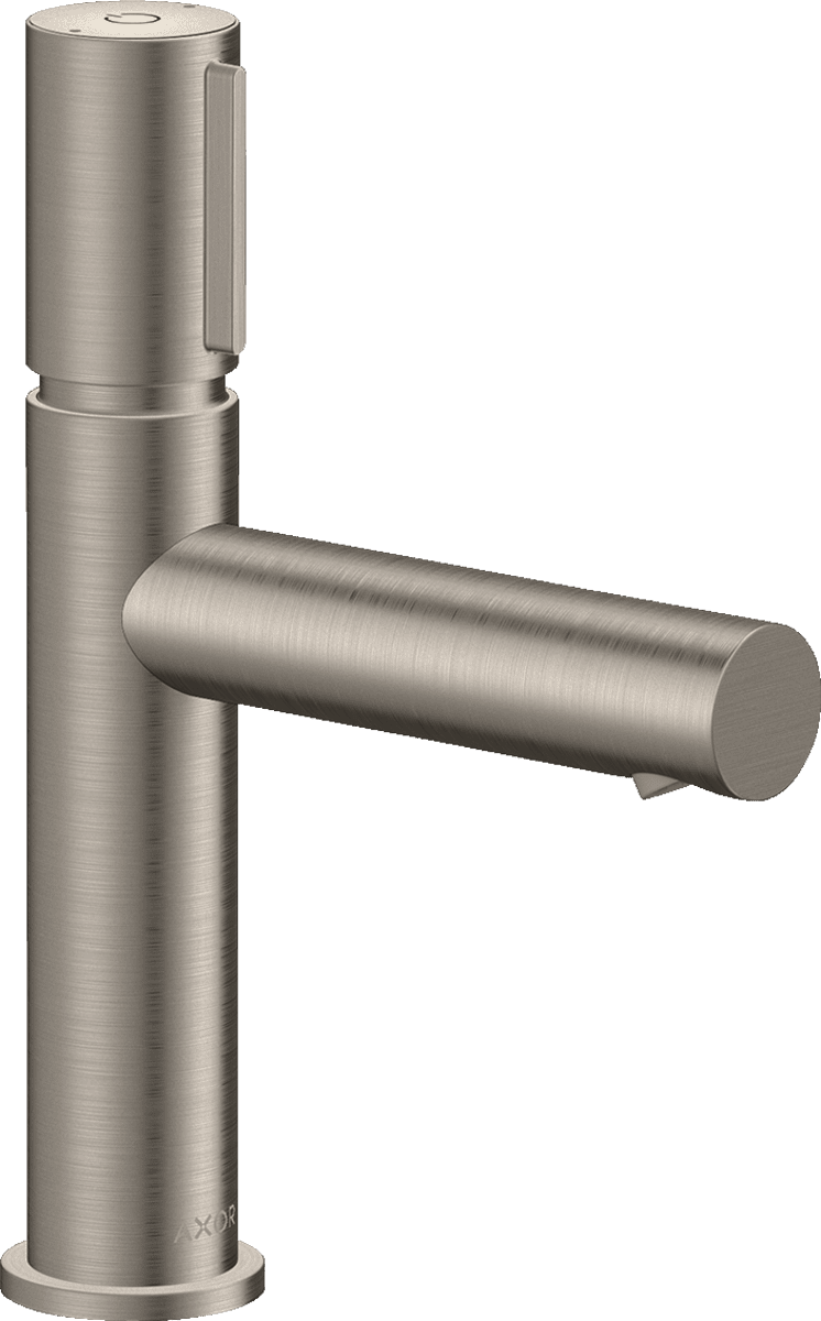 HANSGROHE AXOR Uno Waschtischmischer Select 110 mit Ablaufgarnitur #45012800 - Edelstahl Optic